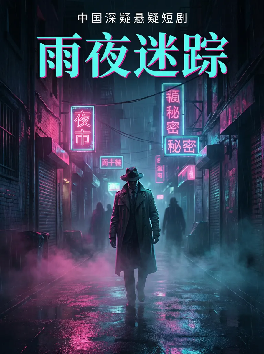 用我的手指搅乱吧未增删卡卡 悬疑追踪短剧 - 雨夜迷踪海报